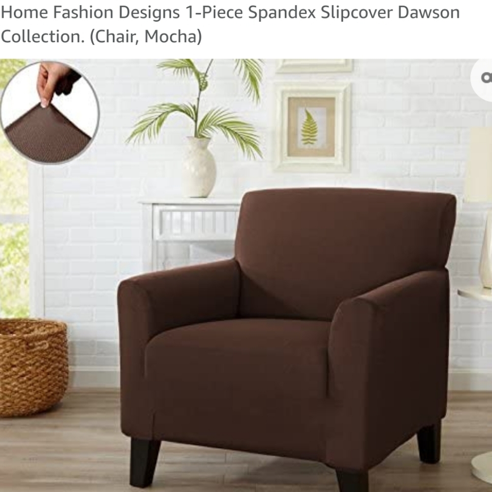 Home Fashion Designs 1-Piece Spandex Slipcover